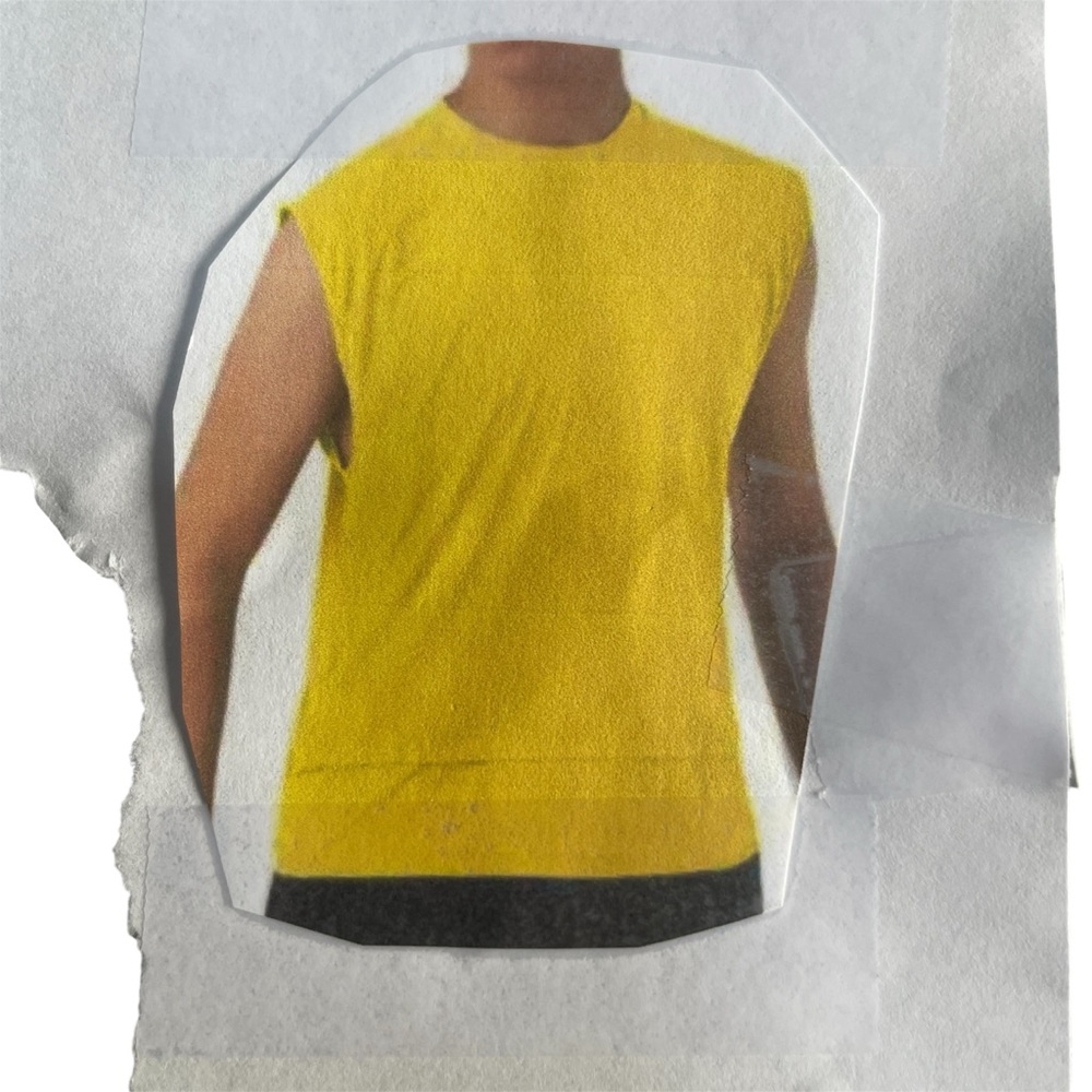 NWT Weissman Yellow Kids Boys Dance Costume Halloween Shirt Size Extra Large